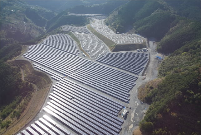 上富田メガソーラー設置工事